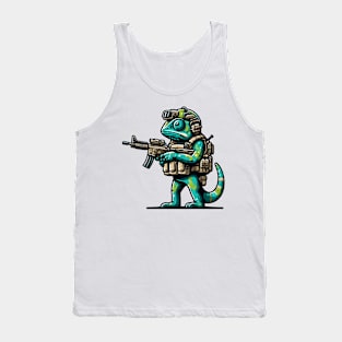 Tactical Cameleon Mastery Tee: Where Style Meets Stealth Tank Top